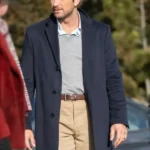 Brandon Sklenar The Housemaid Blue Coat