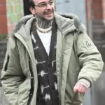 Brassic Joe Gilgun Green Jacket front