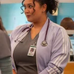 Brilliant Minds S02 Aury Krebs Blue Jacket front