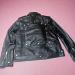 Bruno Mars Apt Biker Leather Jacket Back