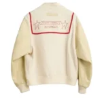 CTFL Taylor Swift Red Star White Varsity Jacket back