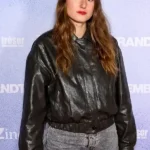 Camille Etienne Rembrandt Black Leather Jacket