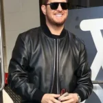Canadian Singer Michael Bublé Black Leather Jacket