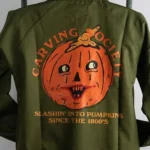 Carving Society Halloween Canvas Jacket back