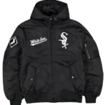 Chicago White Sox Historic L-2B Hooded Black Jacket