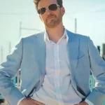 Chris Evans Light Blue Suit Honey Don’t! 2025