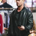 Chris Hemsworth Crime Bomber Leather Jacket