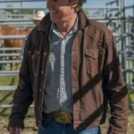 Chris Potter Heartland S11 Brown Cotton Jacket front