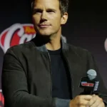 Chris Pratt New York Comic Con 2025 Suede Bomber Jacket