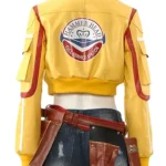 Cindy Aurum Final Fantasy XV Yellow Leather Jacket Back