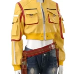Cindy Aurum Final Fantasy XV Yellow Leather Jacket Front