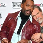 Colman Domingo The Running Man Maroon Leather Jacket