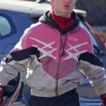 Crime 101 Barry Keoghan Bomber Jacket Front