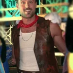 DWTS S33 Dylan Efron Brown Vest