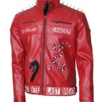 Danger Poison Snake Bite Last Breath Biker Jacket front