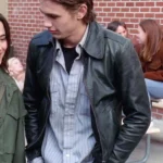 Daniel Desario Freaks and Geeks Black Leather Jacket front