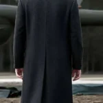 Darren Boyd Down Cemetery Road Black Wool Coat back