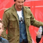 David Beckham Field Green Jacket front