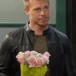 Days Of Our Lives Michael Roark Black Leather Jacket