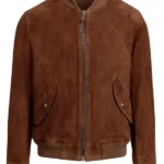 Dept. Q S01 Chloe Pirrie Brown Bomber Jacket