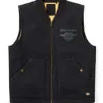 Dickies X H-D Black Vest front