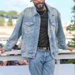 Die My Love LaKeith Stanfield Blue Denim Jacket front