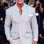 Dwayne Johnson The Smashing Machine 2025 Premiere blazer