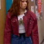 Electric Bloom Jade Castillo Denim Jacket front