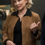 Elsbeth Amy Sedaris Brown Suede Jacket