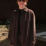 Emma Bugonia Brown Suede Shirt