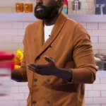 Eric Adjepong Alex Vs America S05 Brown Peacoat