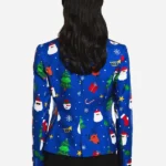 Festivity Blue Women Blazer back