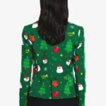 Festivity Green Women Blazer back
