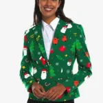 Festivity Green Women Blazer thumb