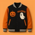 Fleece Pumpkin Ghost Spooky Jacket