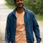 Ghosts S05 Utkarsh Ambudkar Bomber Denim Jacket front