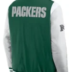 Green Bay Packers Elements Elite Varsity Jacket back