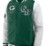 Green Bay Packers Elements Elite Varsity Jacket front