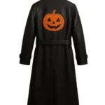 Halloween Jack-o’-lantern Pumpkin Trench Coat back