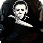 Halloween Michael Myers Varsity Jacket back
