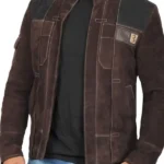 Han Solo A Star Wars Story Brown Suede Jacket