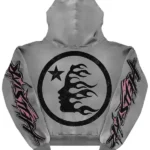 Hellstar Future Flame Hoodie ‘Grey’ back