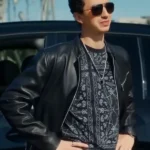 Hudson and Rex David Klein Black Leather Jacket
