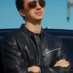 Hudson and Rex S08 David Klein Black Leather Jacket