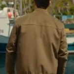 Hudson and Rex S08 Luke Roberts Bomber Suede Jacket back