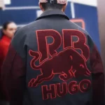 Isack Hadjar Varsity Jacket back