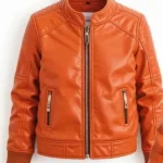 Jack O Lantern Halloween Leather Jacket