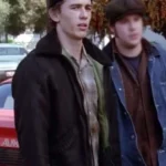 James Franco Freaks and Geeks Shearling Black Jacket