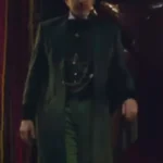 Jeff Goldblum Wicked 2024 Green Coat front