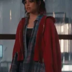 Jenna Ortega Death of a Unicorn 2025 Red Hoodie front